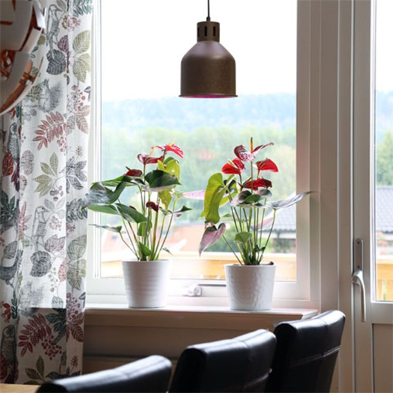 Saga armatur 'grå' med LED-pære 36 W