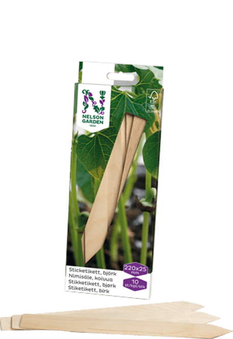 Hovedbilde Stikketikett tre 22 cm 10 pk