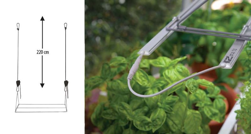 Stativ til opphenging av LED-skinne 60 og 85 cm