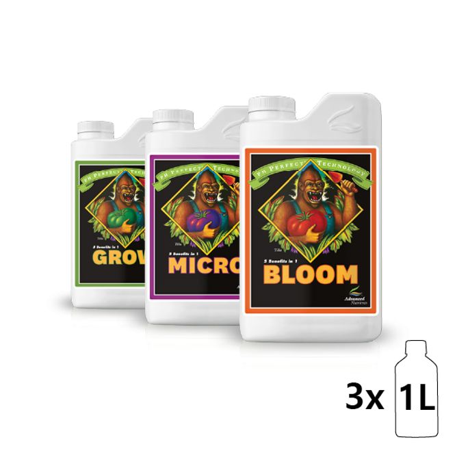Hovedbilde pH Perfect Basic 3 x 1 liter, Advanced Nutrients