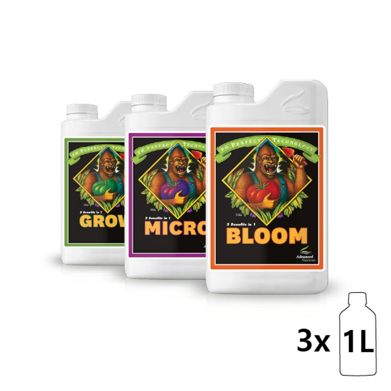pH Perfect Basic 3 x 1 liter, Advanced Nutrients