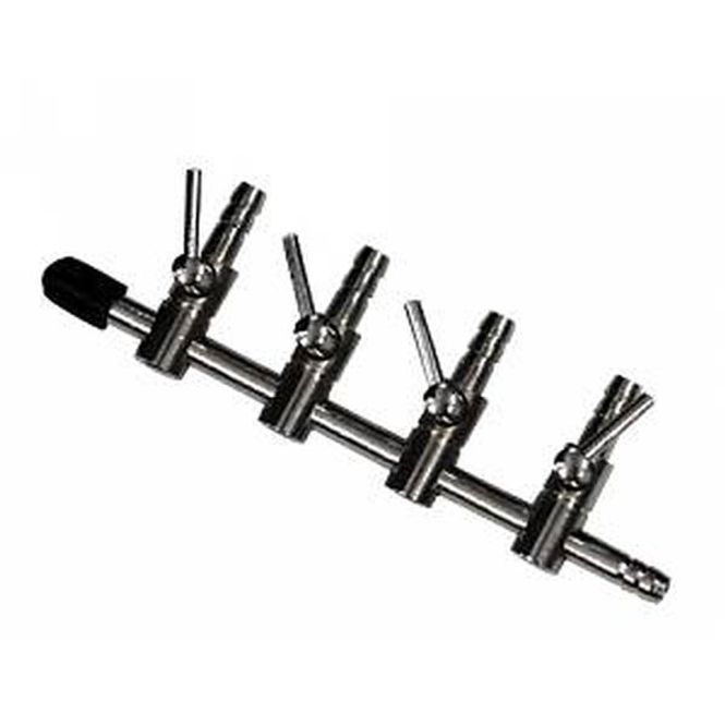 Hovedbilde 4 mm luftventil med 4 justerbare åpninger.