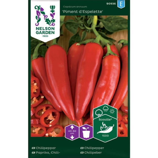 Hovedbilde Chilipepper 'Piment d'Espelette'