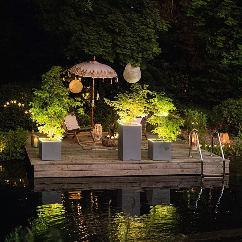 Canto Stone 40 LED, Lechuza Blomsterpotte